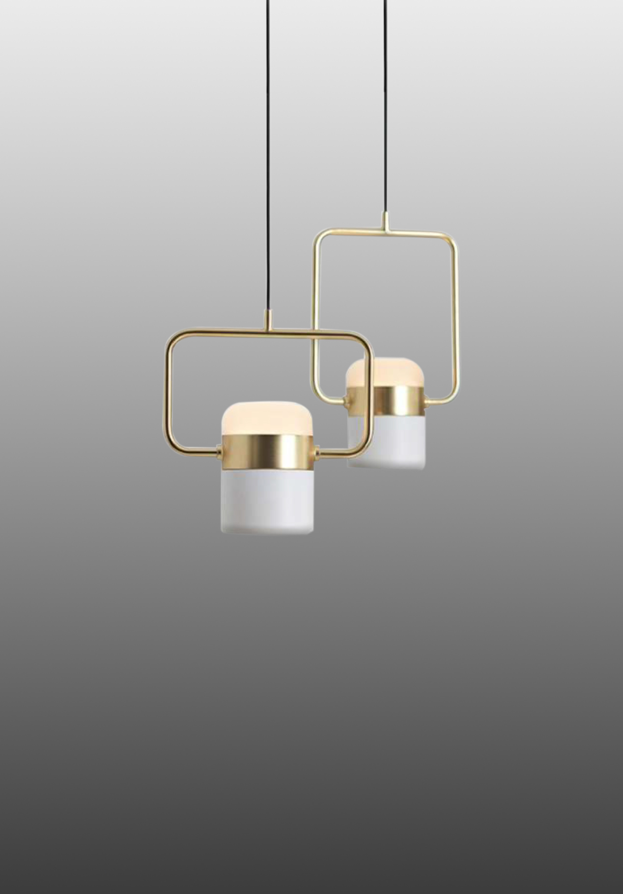 MODERN LANTERN HANGING LIGHT-WHITE